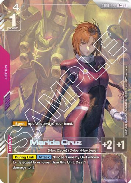 [GD01-093](R+) Marida Cruz {Alt Art} {Foil}
