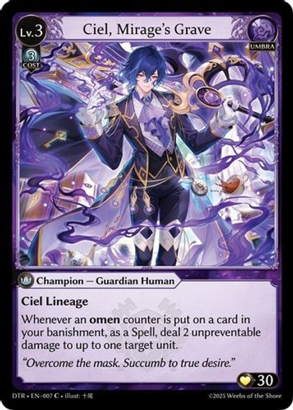 |GA07|<1st>[DTR-EN-007](C) Ciel, Mirage's Grave