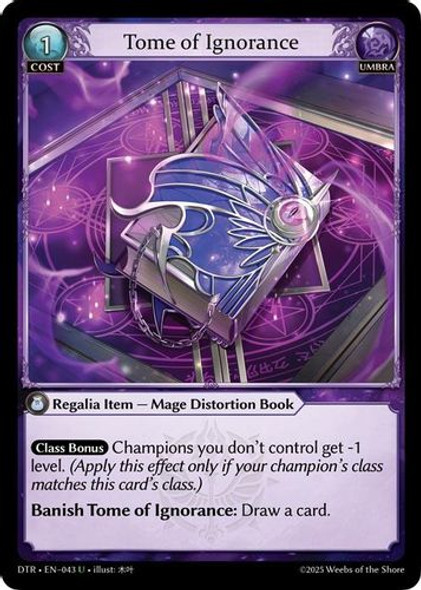 |GA07|<1st>[DTR-EN-043](U) Tome of Ignorance