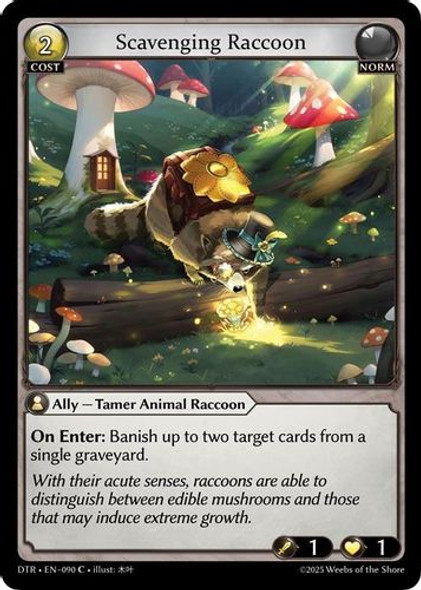 |GA07|<1st>[DTR-EN-090](C) Scavenging Raccoon