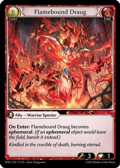 |GA07|<1st>[DTR-EN-117](C) Flamebound Draug
