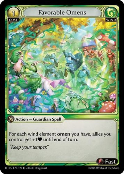 |GA07|<1st>[DTR-EN-177](C) Favorable Omens