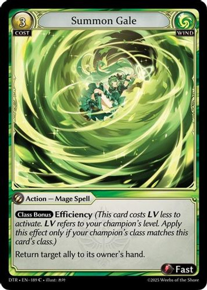 |GA07|<1st>[DTR-EN-189](C) Summon Gale