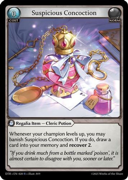 |GA07|<1st>[DTR-EN-020](R) Suspicious Concoction