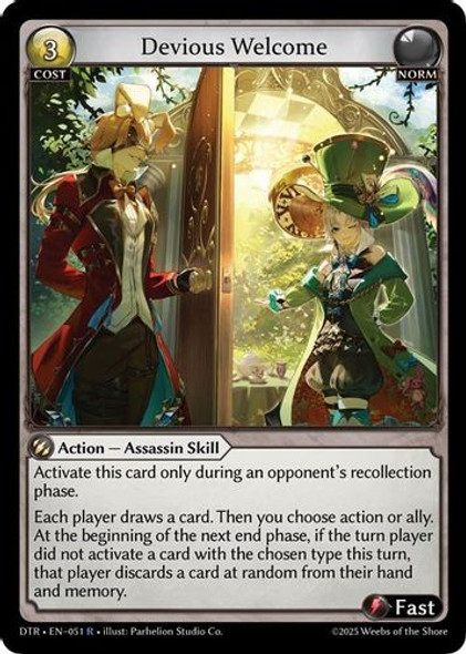 |GA07|<1st>[DTR-EN-051](R) Devious Welcome