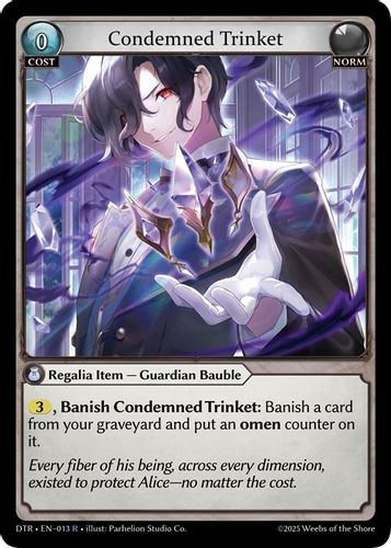 |GA07|<1st>[DTR-EN-013](R) Condemned Trinket {Foil}