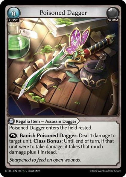 |GA07|<1st>[DTR-EN-017](U) Poisoned Dagger {Foil}