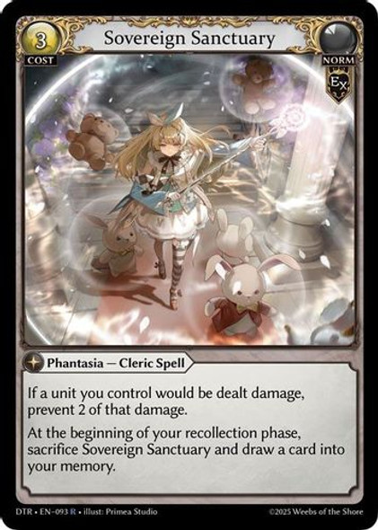 |GA07|<1st>[DTR-EN-093](R) Sovereign Sanctuary {Foil}