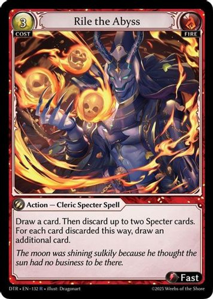 |GA07|<1st>[DTR-EN-132](R) Rile the Abyss {Foil}
