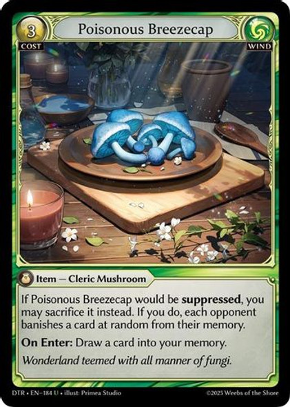 |GA07|<1st>[DTR-EN-184](U) Poisonous Breezecap {Foil}