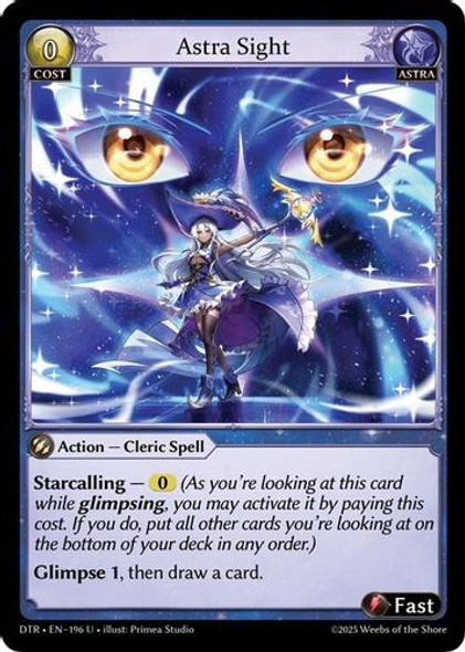 |GA07|<1st>[DTR-EN-196](U) Astra Sight {Foil}