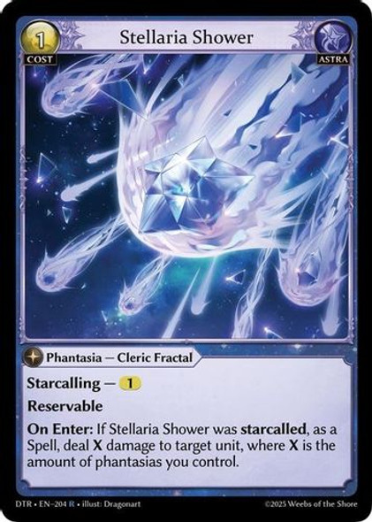 |GA07|<1st>[DTR-EN-204](R) Stellaria Shower {Foil}
