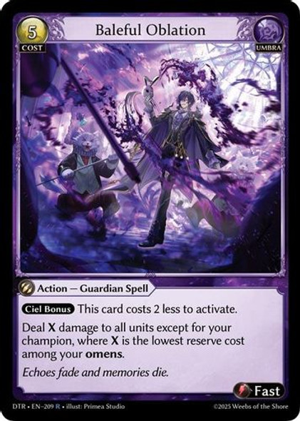 |GA07|<1st>[DTR-EN-209](R) Baleful Oblation {Foil}