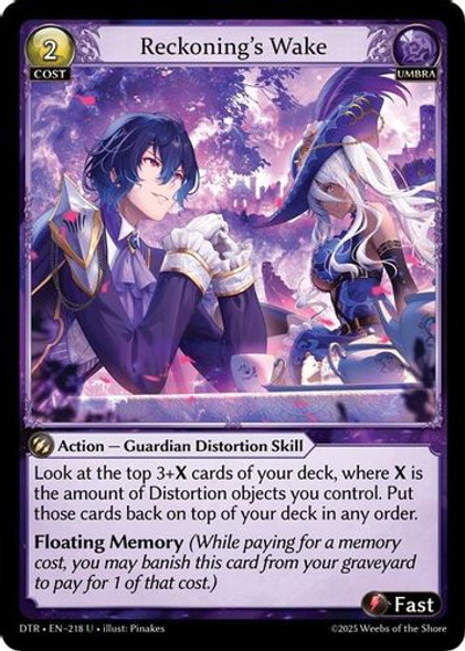 |GA07|<1st>[DTR-EN-218](U) Reckoning's Wake {Foil}