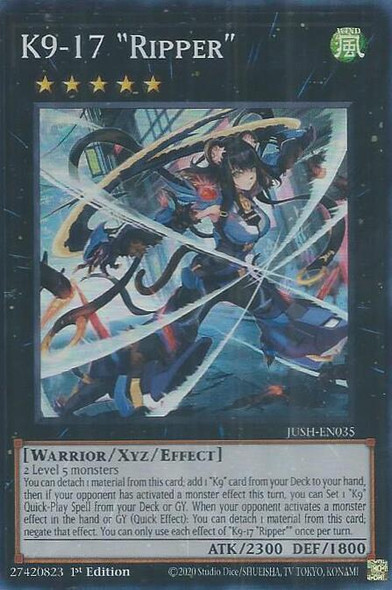 [JUSH-EN035] K9-17 "Ripper" (Collector's Rare)<1st>