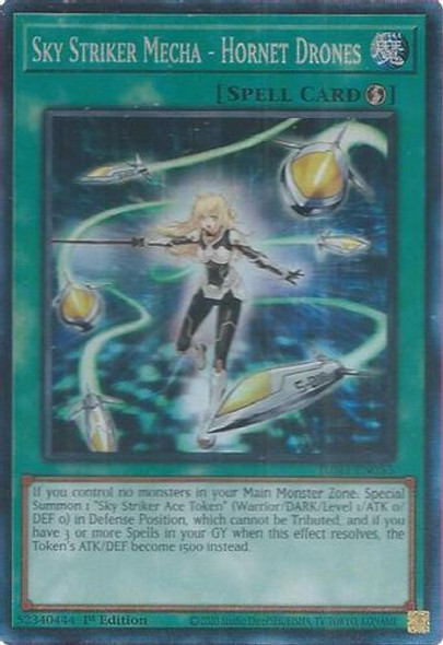 [JUSH-EN053] Sky Striker Mecha - Hornet Drones (Collector's Rare)<1st>