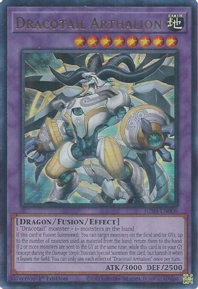 [JUSH-EN006] Dracotail Arthalion (Ultra Rare)<1st>
