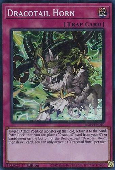 [JUSH-EN010] Dracotail Horn (Super Rare)<1st>