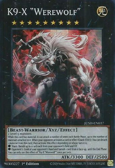 [JUSH-EN037] K9-X "Werewolf" (Super Rare)<1st>
