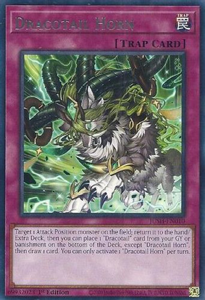 [JUSH-EN010] Dracotail Horn (Rare)<1st>