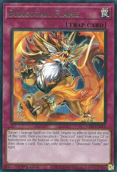 [JUSH-EN011] Dracotail Flame (Rare)<1st>