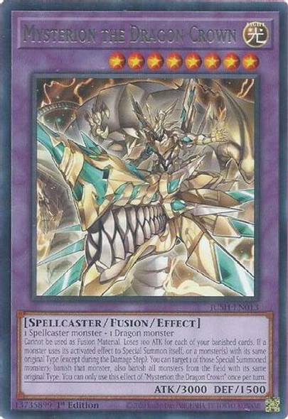 [JUSH-EN013] Mysterion the Dragon Crown (Rare)<1st>