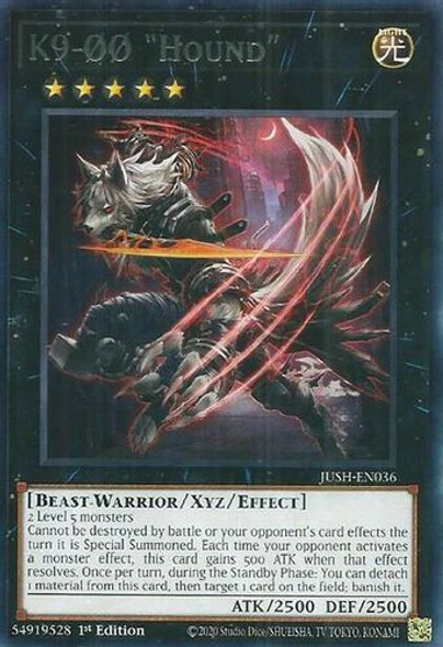 [JUSH-EN036] K9-00 "Hound" (Rare)<1st>