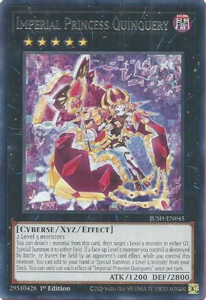 [JUSH-EN045] Imperial Princess Quinquery (Rare)<1st>
