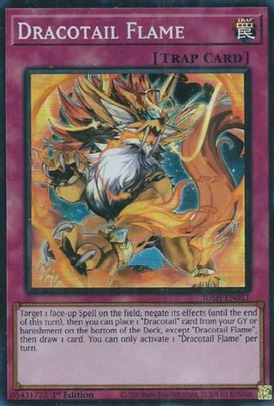 [JUSH-EN011] Dracotail Flame (Super Rare)<1st>
