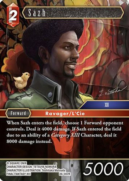 [26-007](R) Sazh (Foil)