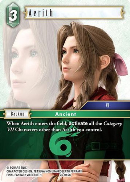[26-045](C) Aerith (Foil)