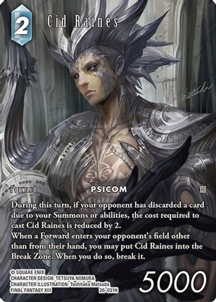 [26-031](H) Cid Raines (Full Art) (Foil)