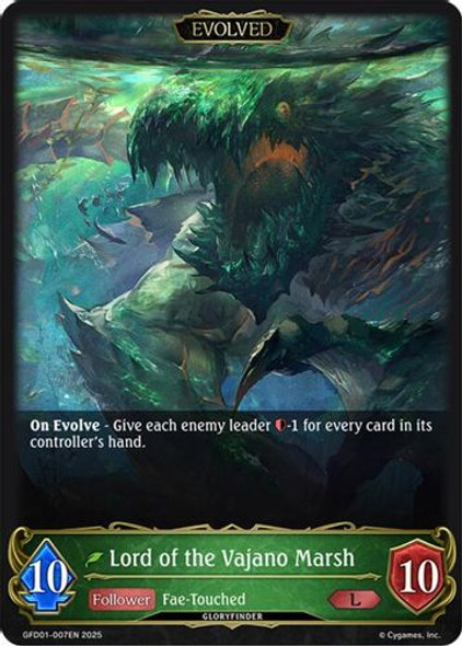 [GFD01-007EN](L) Lord of Vajano Marsh (Evolved)