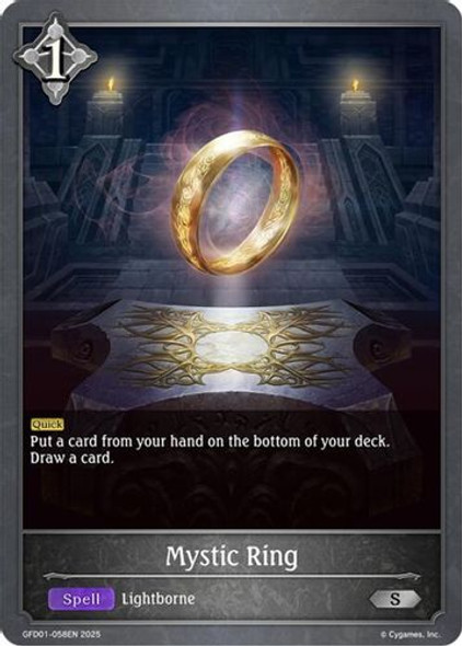 [GFD01-058EN](S) Mystic Ring