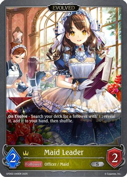 [GFD02-040EN](S) Maid Leader (Evolved)