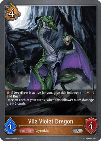 [GFD02-042EN](S) Vile Violet Dragon