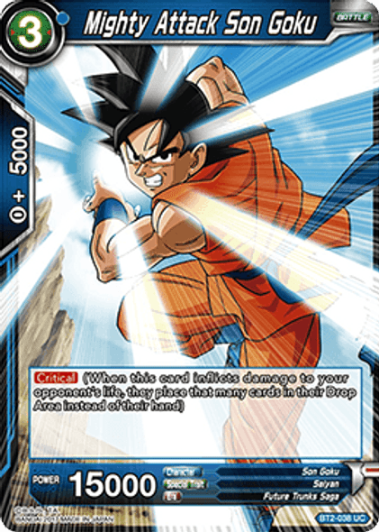 BT02-038UC Mighty Attack Son Goku