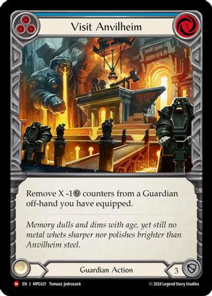 [FAB17 1st][MPG-021](M) Visit Anvilheim (Rainbow Foil)