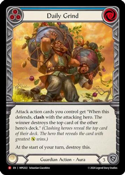 [FAB17 1st][MPG-022](M) Daily Grind (Rainbow Foil)