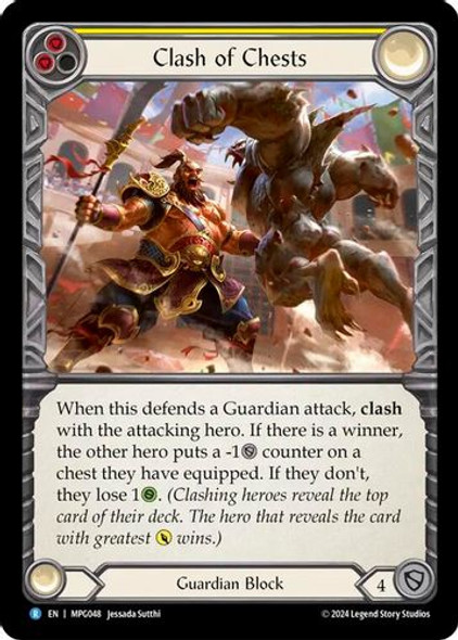 [FAB17 1st][MPG-048](R) Clash of Chests (Rainbow Foil)