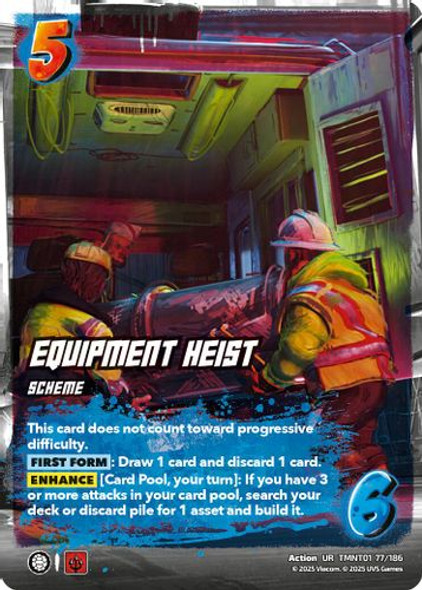 [TMNT01-077/186](UR) Equipment Heist (Foil)