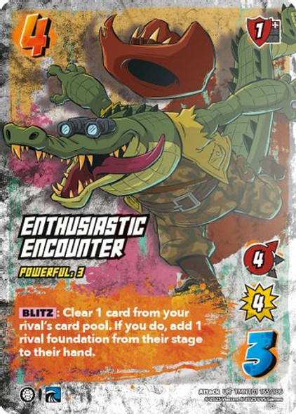 [TMNT01-165/186](UR) Enthusiastic Encounter (Foil)