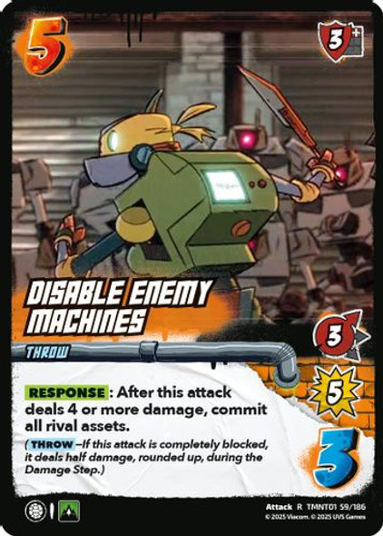 [TMNT01-059/186](R) Disable Enemy Machines (Foil)