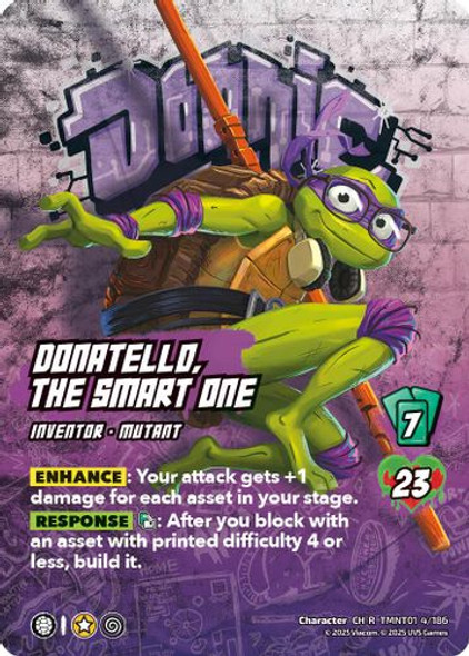[TMNT01-004/186](CH-R) Donatello, the Smart One