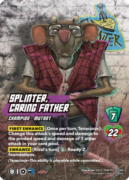[TMNT01-012/186](CH-C) Splinter, Caring Father