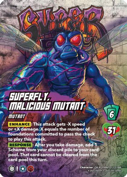 [TMNT01-013/186](CH-R) Superfly, Malicious Mutant