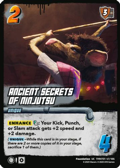[TMNT01-047/186](UC) Ancient Secrets of Ninjutsu