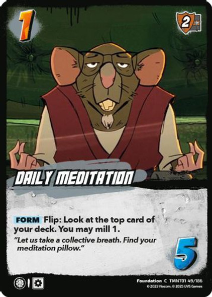 [TMNT01-049/186](C) Daily Meditation