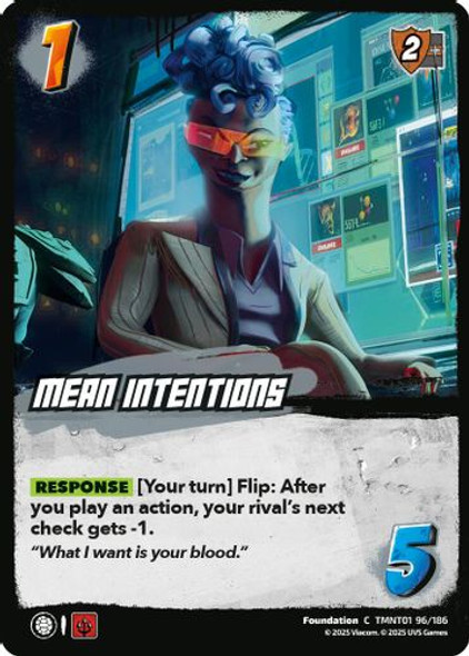 [TMNT01-096/186](C) Mean Intentions
