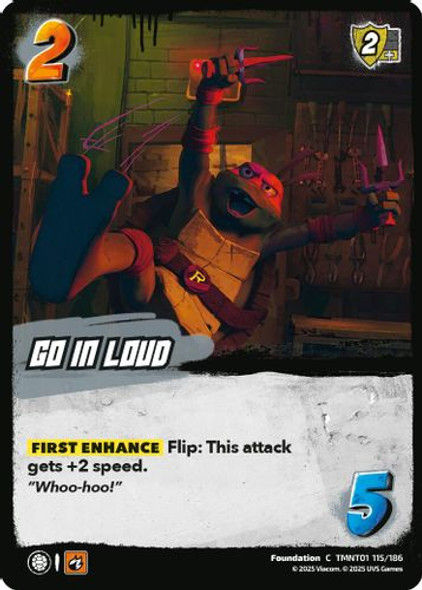 [TMNT01-115/186](C) Go In Loud